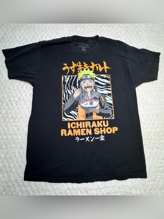 Naruto Ichiraku Other - Black Naruto Ichiraku Ramen Shop Graphic Tee
